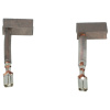 2x uhlíkové kefy vhodné pre elektrické náradie BTIA-BH 36 V, 18 x 8 x 7 mm