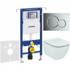 GEBERIT Duofix Special súprava 5v1 - inštalačný modul, závesné WC AquaBlade a Softclose Slim WC sedadlo IDEAL STANDARD Tesi, tlačidlo Sigma01 Round, 115.770.21.5 (lesklý chróm), 111.355.00.5 NU2