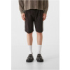 Lost Youth Double Pleated Dressed Shorts - black 33