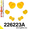 226223A: Front suspension bush kit SPORT 16mm 221403 Yellow