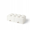 LEGO® úložný box so šuplíkmi 250x500x180mm biely