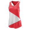 Dámsky top Wilson Team II Tank W - fiery coral - Oranžový, Viacfarebný (S)