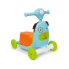 SKIPHOP Zoo odrážadlo 3v1 Ride-On Psík 12m+ do 20 kg 64x25x35 tyrkysová