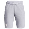 Chlapčenké šortky Under Armour Boys' UA Rival Terry Shorts - mod gray light heather/white - Sivý (XL)