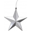 LAALU Hviezda strieborná matná/lesklá 30 cm