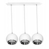 Lampa wisząca KULA W3 WH/CH (Lampa wisząca KULA W3 WH/CH)