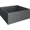 Biohort Vyvýšený záhon tmavo sivý, 201 x 201 x 77 cm