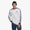 Tričko adidas 3-Stripes Longsleeve Tee White M M
