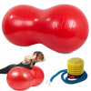 GYMNASTICKÁ LOPTA FITNESS ORIEŠOK FAZUĽA VEĽKÁ ČERVENÁ