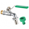 Ventil výtokový záhradný, MRAZUVZDORNÝ, s prípojkou na hadicu a rýchlospojkou, 3/4