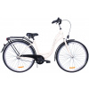 Fuzlu Mestský bicykel City S-1 krémovo čierna 28