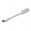 USB lampička na notebook C-TECH UNL-04, flexibilná, biela (UNL-04W)