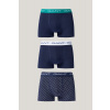 SPODNÁ BIELIZEŇ GANT MICRO PRINT TRUNK 3-PACK EVENING BLUE