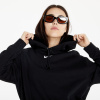 Mikina Nike Sportswear Women's Oversized Fleece Hoodie Black/ White S-T S-T