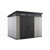 Záhradný domček Keter Artisan 9x7 grafitový/šedý, s podlahou 236877