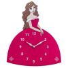 Detské nástenné hodiny ELTON Princezná - ružové - E11.4627.007038