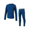SENSOR MERINO AIR SET dětský triko dl.rukáv + spodky tm.modrá 18200009-03