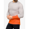 Cyklistická mikina POC MTB Pure L/S Jersey - granite grey/zink orange