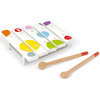 Janod Drevený mini xylofón pre deti Confetti