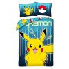 HALANTEX Obliečky Pokémon Pikachu blesky Bavlna, 140/200, 70/90 cm