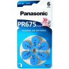 Panasonic baterie do naslouchadel 6ks PR675(PR44)