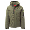 Payper CREEK PAD Softshellová bunda zateplená M, Military green-Green