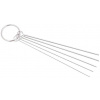 Sada čistiacich dýz 5-dielna, dĺžka 100 mm, priemery 0.7, 0.9, 1.1, 1.3, 1.5 mm, XL-TOOLS