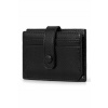 Peňaženka - Nobo karty pre karty Ekologická kožená čierna NPUR-N0070-C020-Women's Product (Nobo malá čierna čierna puzdro)