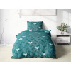 Dreamy Linens Obliečky bavlnené petrolejové Kocky