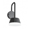 ACA Lighting Záhradné nástenné LED svietidlo VIANA 10W/230V/3000K/400Lm/85°/IP54, tmavo šedé