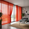 Jutex Záclona Plain voile 180cm červená