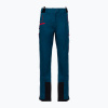 Dámske turistické nohavice La Sportiva Crizzle EVO Shell storm blue/cherry tomato s membránou