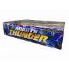 Zostavený ohňostroj Mighty Thunder 446 rán 20 25 mm