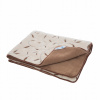 Perina, paplón - Camel Napoli Quilt Indigosplep.pl 200 x 160 cm (Teplá vlna prikrývka 160x200 Camel Napoli C4)