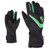 Ziener LORIKO AS JUNIOR, Black/Green Veľkosť č.: 5