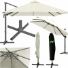 Slnečník s výložníkom GardenLine béžový 420 x 250 cm