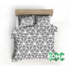 Posteľné obliečky - Koma Bedding Set 140 cm x 200 70x80cm (Kôra posteľná bielizeň Bielawa 140x200 bavlna 100% šedá)