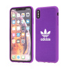AppleMix Kryt ADIDAS Originals pre Apple iPhone Xs Max - gumový - látkový - fialový