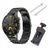 Pásik STAL 22 mm pre Amazfit GTR 2 2e 3 3 Pro T-Rex T-Rex Pro čierny, sada