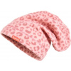 Playshoes Fleecová čiapka ružová leopard Veľkosť: 49