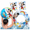 Plavecký kruh Disney Mickey and Friends 56 cm + 2 ďalšie produkty (NAFUKOVANÝ PLÁVAKOVÝ PRUH 56cm + LOPTIČKA S RUKÁVMI Mickey Mouse Bestway)