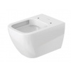 Duravit Happy D.2 WC závesne 36,5x54 cm Rimless Durafix WonderGliss Biela 22220900001