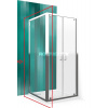 Roth LLB 75/190 Bočná stena pre rohový sprch. kút Brillant/Intimglass 553-7500000-00-21