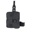 CONDOR OUTDOOR puzdro RIG na plynovú masku stehenné ČIERNE
