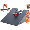 Skateboard 9,5 cm kov s rampou - VÝPREDAJ