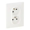 LEGRAND Dvojzásuvka VALENA LIFE 753186 bílá