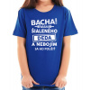 Fajntričko Kids Detské tričko - Bacha! Mám šialeného deda..., Farba kráľovská modrá, Strih/ Variant UNISEX