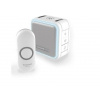 Zvonček Honeywell DC515N bezdrôtový zvonček Series 5, 150 m, 6 melódií, prenosná základňa biela, design. tlačí (DC515N)