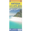 Antigua & St. Kitts, Nevis - turistická mapa