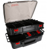 Mikado Kufor Box Two Compartment Jaws Black 47x34x19 cm